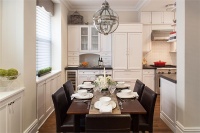 Cozy Traditional Dining Room by Scott Hirshson