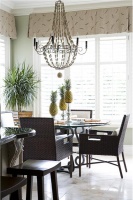 Casual Transitional Dining Room by Jeffrey and Deborah Fisher