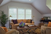 Sunny Traditional Family Room by Barbara Feinstein