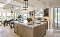 Light Transitional Kitchen by Jed Johnson Associates