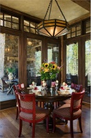 Cozy Country/Rustic Dining Room by Jerry Locati