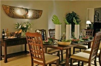 Homey Transitional Dining Room by Keita  Turner