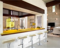 Sunny Contemporary Kitchen by Jamie Beckwith