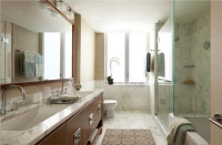 Sunny Contemporary Bathroom by James Rixner