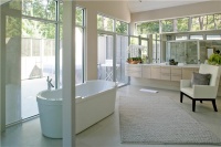 Light Contemporary Bathroom by Betty  Wasserman