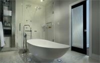 Relaxing Contemporary Bathroom by Nathalie Tremblay