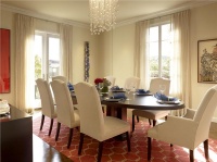 Classic Transitional Dining Room by Tineke Triggs