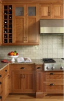 Casual Transitional Kitchen by Lisa Peck