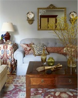 Cozy Traditional Living Room by John Douglas Eason