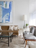 Open Contemporary Living Room by Emily Summers