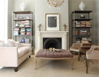 Elegant Transitional Living Room by Jennifer Jones