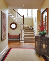 Casual Transitional Foyer by Olga Adler