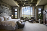 Relaxing Transitional Bedroom by Jerry Locati