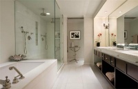 Relaxing Contemporary Bathroom by Barbara Eberlein