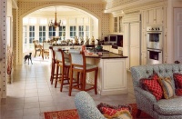 Light Traditional Kitchen by Barbara Eberlein