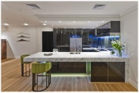 Dramatic Contemporary Kitchen by Mal Corboy