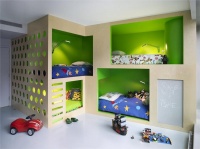 Open Contemporary Kid's Room by Gabriel Benroth, Adam Rolston & Drew Stuart