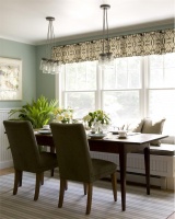 Sunny Transitional Dining Room by Celi St.Onge