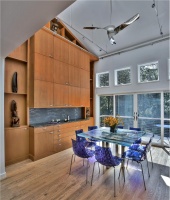 Light Contemporary Dining Room by Wendy Johnson