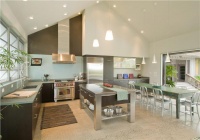 Open Contemporary Kitchen by Tiare Cowan, Allied ASID