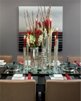 Elegant Contemporary Dining Room by Jane Lockhart