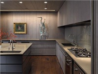 Dark Contemporary Kitchen by Gary Lee