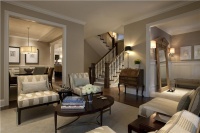 Classic Transitional Living Room by Michael Abrams