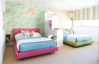 Casual Contemporary Kid's Room by Erinn Valencich