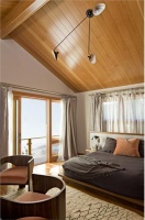 Cozy Contemporary Bedroom by Jessica Helgerson