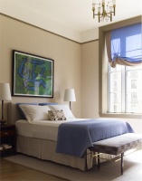 Sunny Transitional Bedroom by Gideon Mendelson