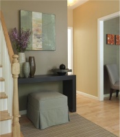 Elegant Transitional Foyer by Rachel Reider