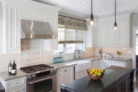 Light Transitional Kitchen by Emily Mackie