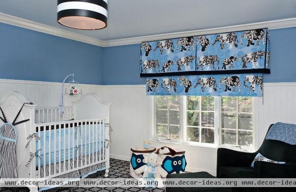 Light Contemporary Kid's Room by Evelyn Benatar