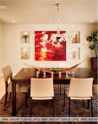 Elegant Contemporary Dining Room by Komal Sheth