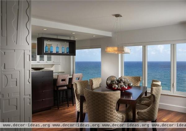 Elegant Contemporary Dining Room by Joseph Pubillones