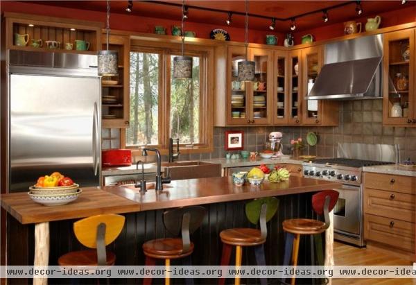 Dramatic Contemporary Kitchen by Susan Fredman