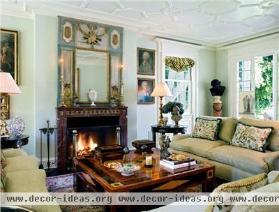 Sumptuous Traditional Living Room by Timothy Corrigan