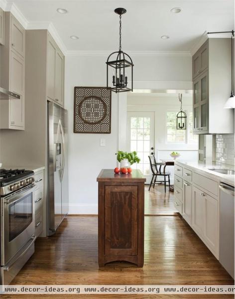 Light Transitional Kitchen by TerraCotta Properties