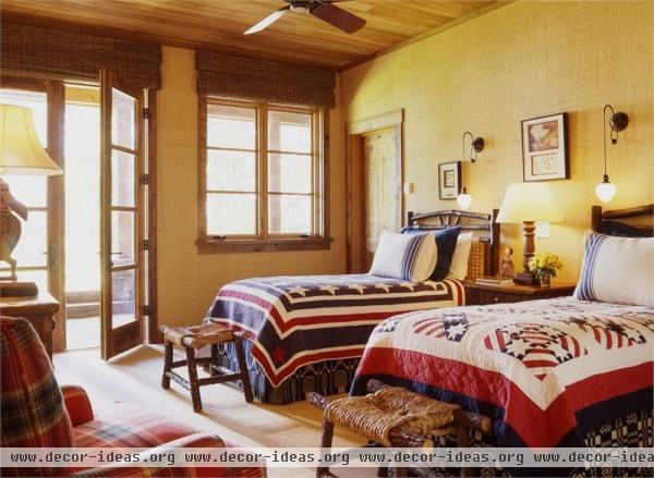 Casual Country/Rustic Bedroom by Suzanne Tucker