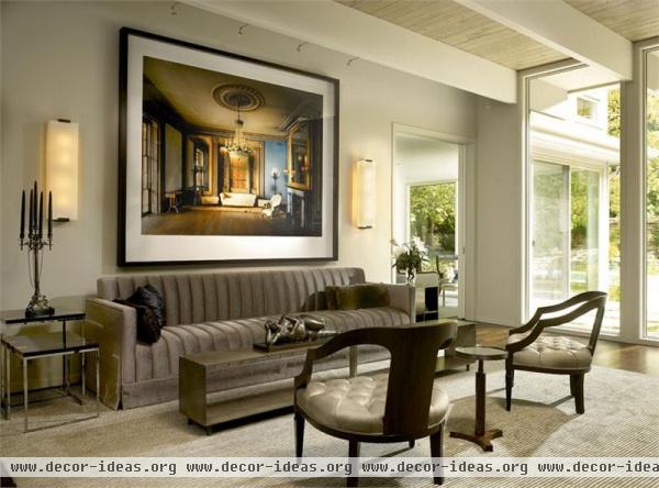 Classic Contemporary Living Room by Gary Lee