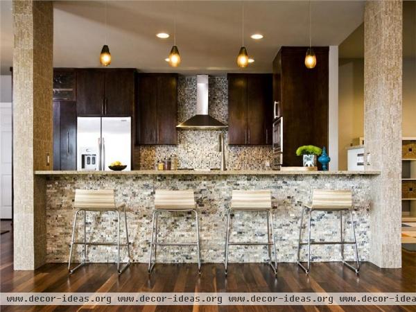 Open Contemporary Kitchen by Allison Jaffe