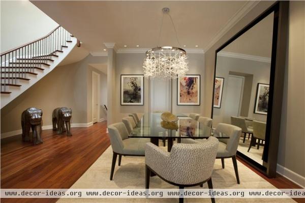 Classic Contemporary Dining Room by Michael Abrams