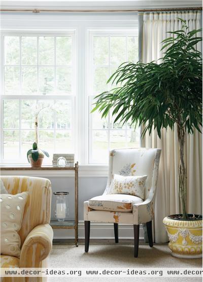 Light Transitional Living Room by Lauren Muse