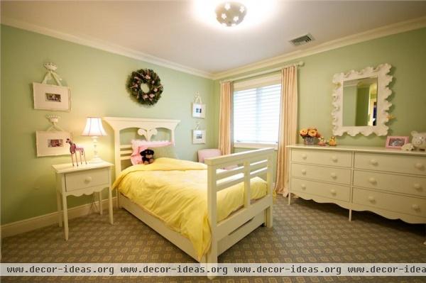 Relaxing Transitional Bedroom by Pamela Smith