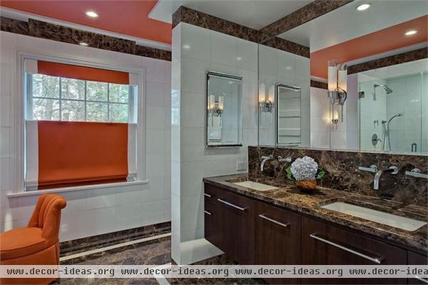 Elegant Traditional Bathroom by Barbara Feinstein