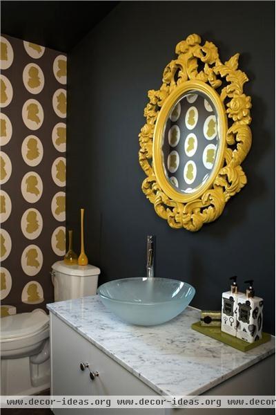 Dramatic Contemporary Bathroom by Beth Dotolo & Carolina Gentry