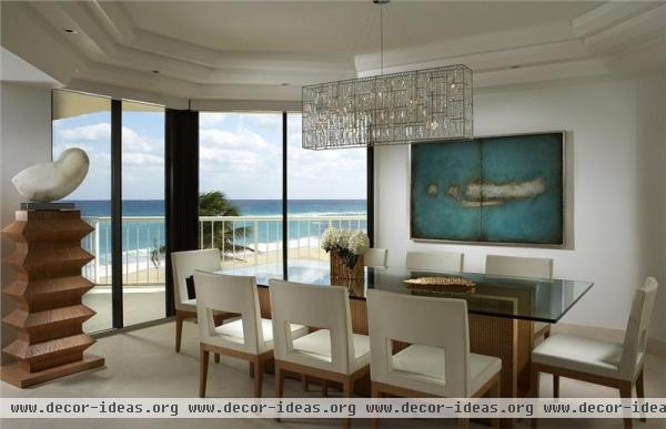 Light Contemporary Dining Room by Joseph Pubillones