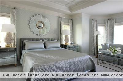 Elegant Contemporary Bedroom by Tobi Fairley