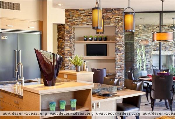 Open Contemporary Kitchen by Lori Carroll