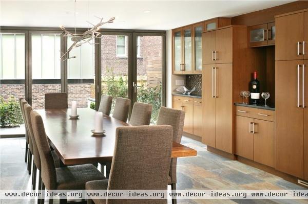 Dramatic Contemporary Kitchen by Nancy Leffler- Mikulich